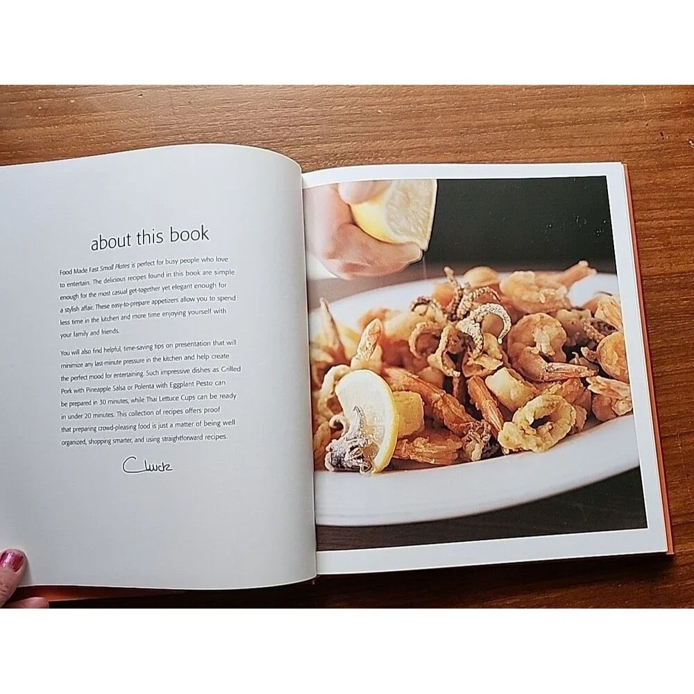 Williams-Sonoma Food Made Fast Small Plates HCDJ 2007 Illustrated